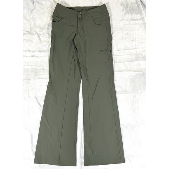 RARE Lululemon Carry Less Olive Utility Pants Sz 4 Hiking Pocket Secret Messages - Picture 1 of 16